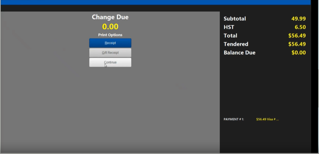 screenshot of ACCEO Smart Vendor